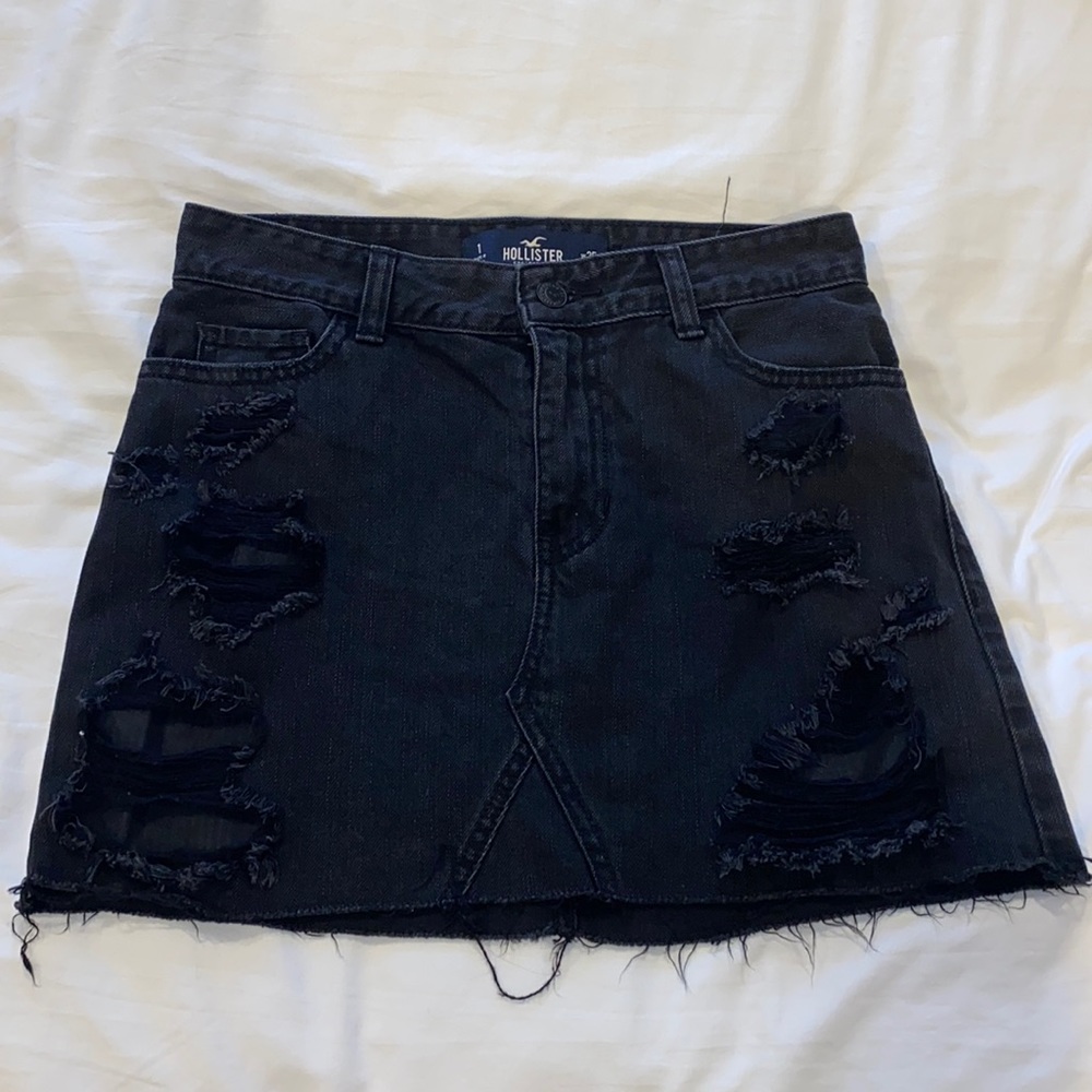 Hollister denim skirt